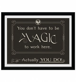 Framed Fantastic Beasts And Where To Find Them Magic 30 x 40cm Collectors Print Framed Fantastic Beasts And Where To Find Them Magic 30 x 40cm Collectors Print
