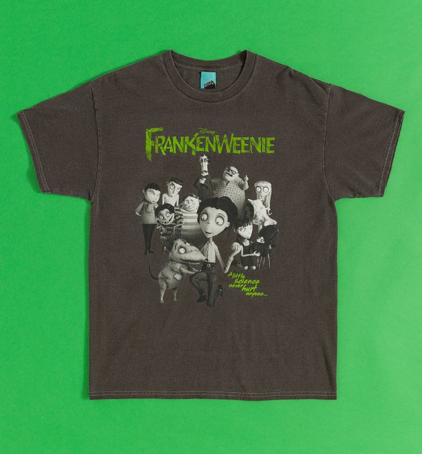 Frankenweenie Vintage Wash Charcoal T-Shirt
