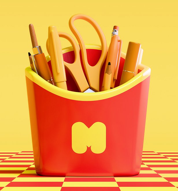 French Fries Pen Pot from Mustard