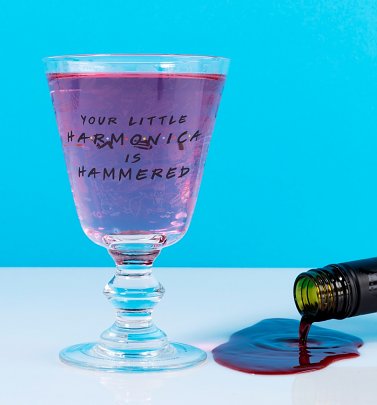 Friends Harmonica Is Hammered Wine Glass Friends Harmonica Is Hammered Wine Glass