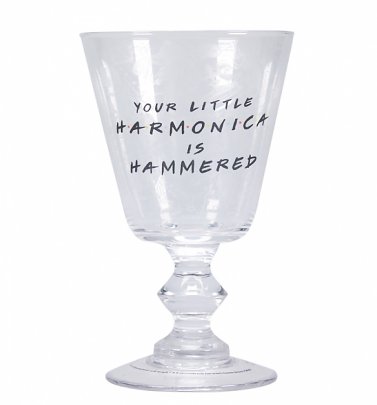 Friends Harmonica Is Hammered Wine Glass Friends Harmonica Is Hammered Wine Glass