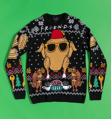 Friends Holiday Turkey Knitted Christmas Jumper