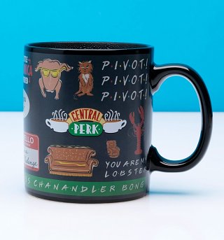 Friends Icons Heat Change Mug Friends Icons Heat Change Mug