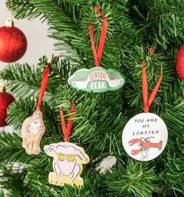 Friends Set Of Four Christmas Decorations Friends Set Of Four Christmas Decorations