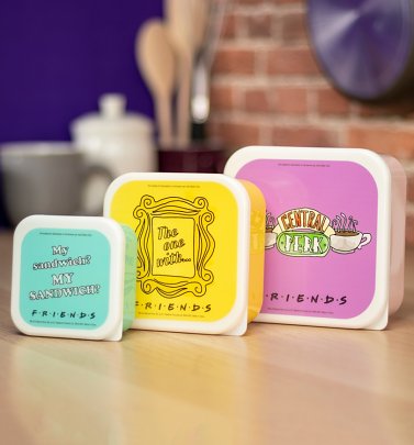 Friends Set of Three Snack Boxes Friends Set of Three Snack Boxes