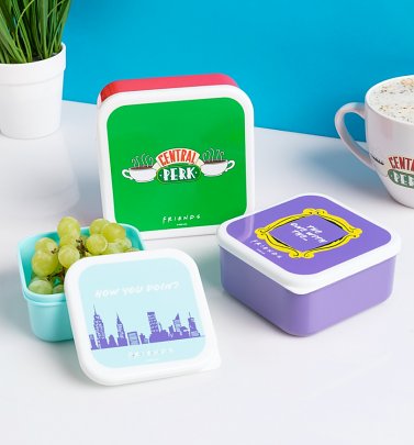 Friends Set of Three Snack Pots Friends Set of Three Snack Pots