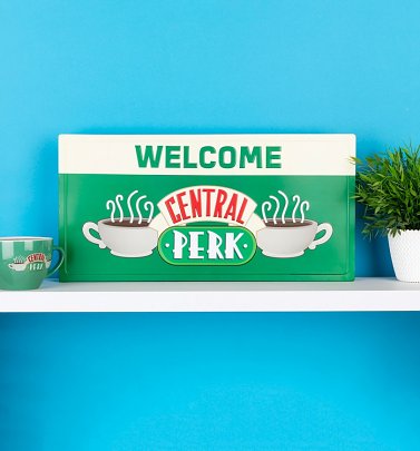 Friends Welcome To Central Perk Metal Sign Friends Welcome To Central Perk Metal Sign