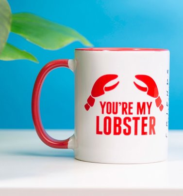 Friends You're My Lobster Red Handle Mug Friends You're My Lobster Red Handle Mug