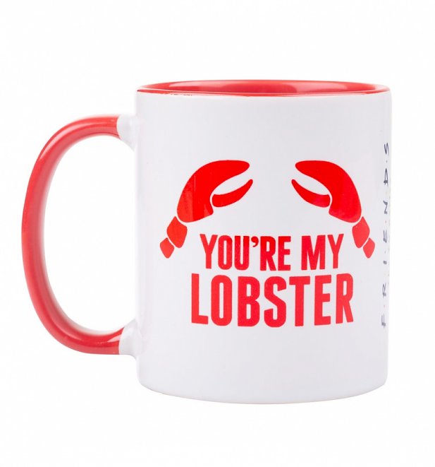 Friends You're My Lobster Red Handle Mug Friends You're My Lobster Red Handle Mug
