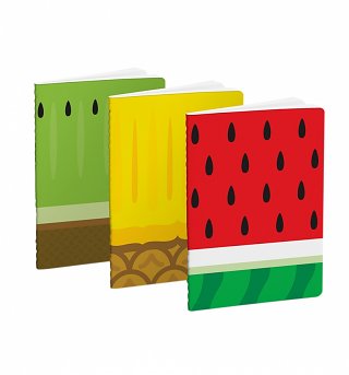 Froot Set of 3 Kiwi, Pineapple & Watermelon Mini Notebooks Froot Set of 3 Kiwi, Pineapple & Watermelon Mini Notebooks