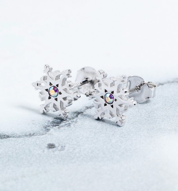 Frozen 2 Swarovski Crystal Snowflake Stud Earrings Frozen 2 Swarovski Crystal Snowflake Stud Earrings