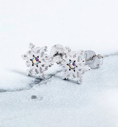 Frozen 2 Swarovski Crystal Snowflake Stud Earrings Frozen 2 Swarovski Crystal Snowflake Stud Earrings