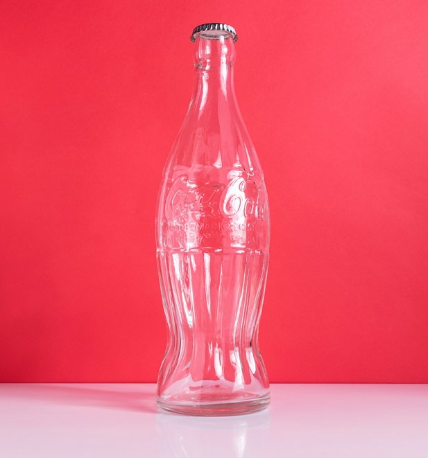 GIANT 20" Glass Coca-Cola Bottle Money Bank with Metal Cap GIANT 20" Glass Coca-Cola Bottle Money Bank with Metal Cap
