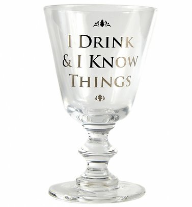 Game Of Thrones I Drink And I Know Things Boxed Wine Glass Game Of Thrones I Drink And I Know Things Boxed Wine Glass