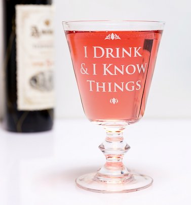 Game Of Thrones I Drink And I Know Things Boxed Wine Glass Game Of Thrones I Drink And I Know Things Boxed Wine Glass