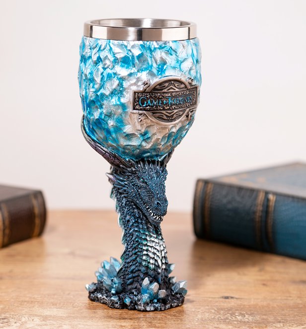 Game Of Thrones Viserion White Walker Goblet from Nemesis Now Game Of Thrones Viserion White Walker Goblet from Nemesis Now