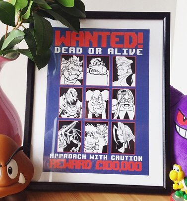 Gaming Villains 11x14 Framed Art Print Gaming Villains 11x14 Framed Art Print