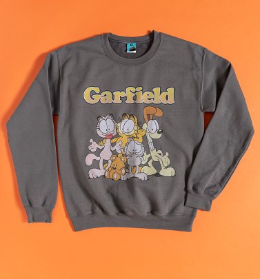 Garfield Gang Charcoal Sweater Garfield Gang Charcoal Sweater