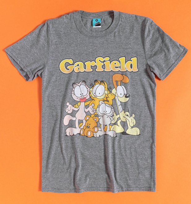 Garfield Gang Grey Marl T-Shirt
