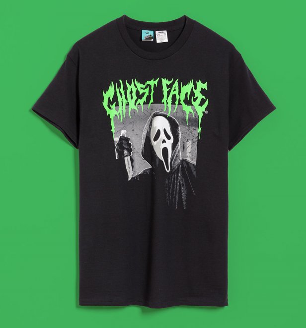 Ghost Face Black T-Shirt