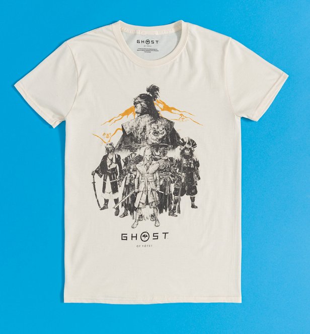 Ghost Of Yotei Six Natural T-Shirt Ghost Of Yotei Six Natural T-Shirt