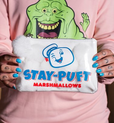 Ghostbusters Stay Puft Pom Pom Pouch from Cakeworthy Ghostbusters Stay Puft Pom Pom Pouch from Cakeworthy
