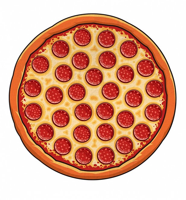 Giant Pizza Beach Blanket Giant Pizza Beach Blanket