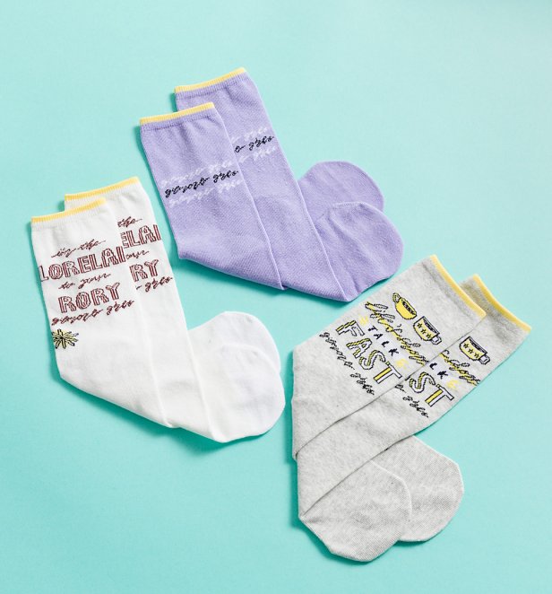 Gilmore Girls 3pk Socks Gilmore Girls 3pk Socks