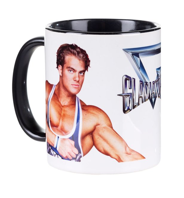 Gladiators Hunter And Jet Black Handle Mug Gladiators Hunter And Jet Black Handle Mug