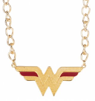 Gold DC Comics Wonder Woman Logo Necklace Gold DC Comics Wonder Woman Logo Necklace