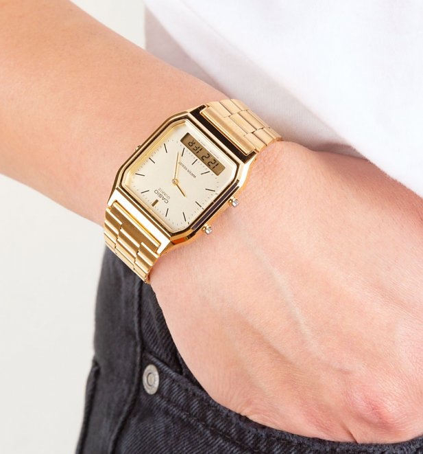 casio dual time watch vintage