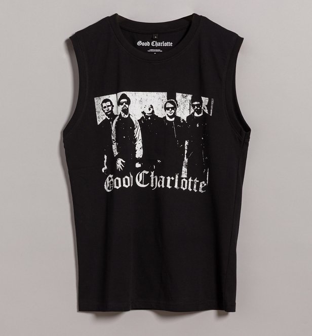 Good Charlotte Black Sleeveless T-Shirt