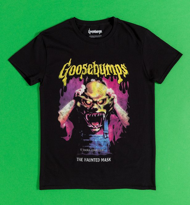 Goosebumps The Haunted Mask Black T-Shirt Goosebumps The Haunted Mask Black T-Shirt