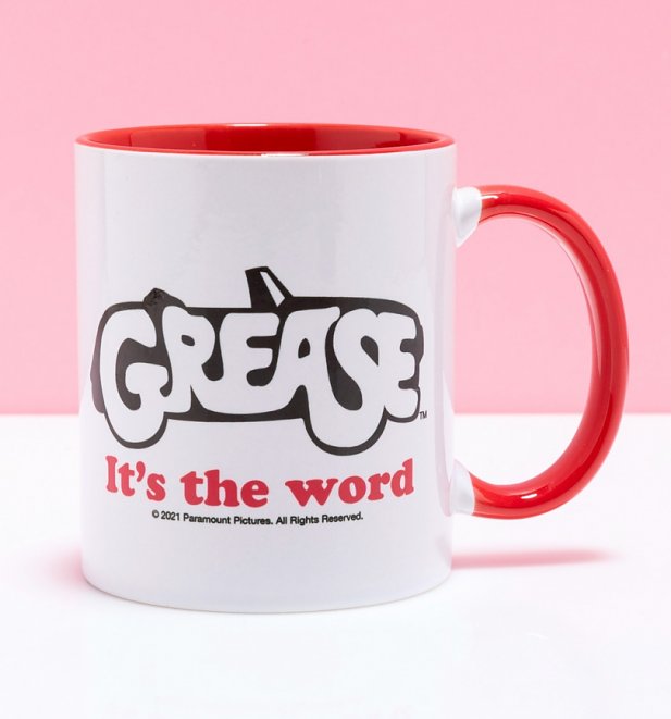 Grease Red Handle Mug