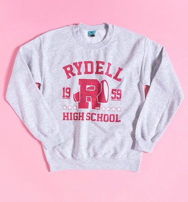 Grease Rydell High School Athletic Ash Grey Sweater Grease Rydell High School Athletic Ash Grey Sweater