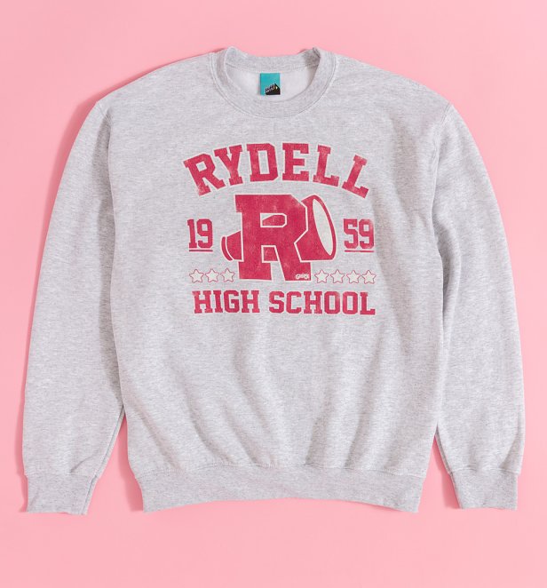 Grease Rydell High School Athletic Ash Grey Sweater Grease Rydell High School Athletic Ash Grey Sweater
