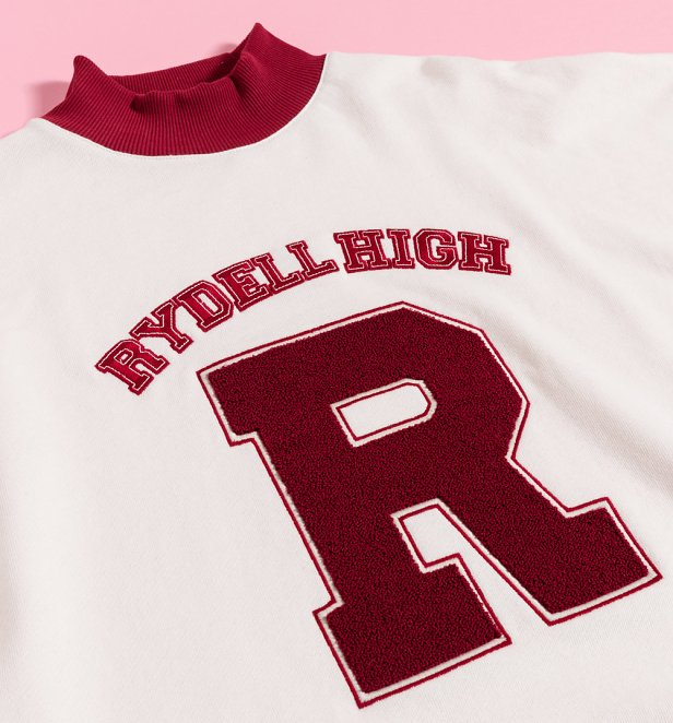 Grease Rydell High Toweling Applique Varsity Sweater