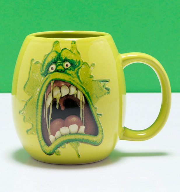 Green Ghostbusters Slimer Oval Mug Green Ghostbusters Slimer Oval Mug