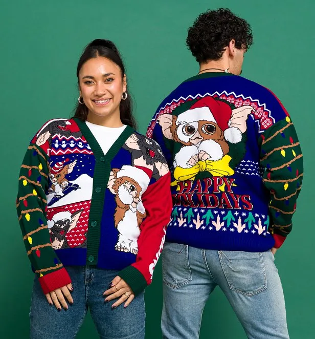 Gremlins Christmas Knitted Cardigan
