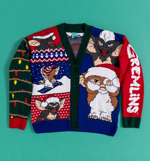 Gremlins Christmas Knitted Cardigan Gremlins Christmas Knitted Cardigan