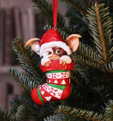 Gremlins Gizmo in Stocking Hanging Decoration Gremlins Gizmo in Stocking Hanging Decoration