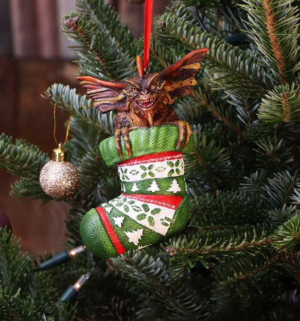 Gremlins Mohawk in a Stocking Hanging Decoration