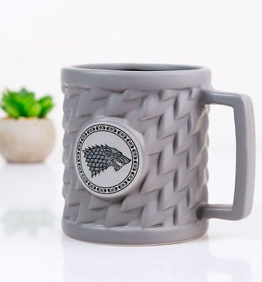 Grey Game Of Thrones Stark 3D Mug Grey Game Of Thrones Stark 3D Mug