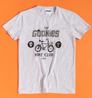 Grey Marl Goonies Bike Club T-Shirt Grey Marl Goonies Bike Club T-Shirt