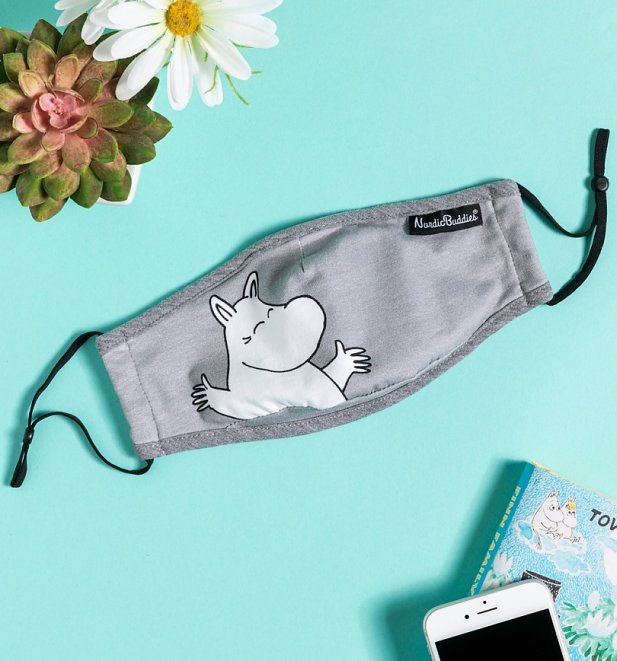 Grey Moomin Face Mask