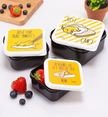 Gudetama Storage Boxes Gudetama Storage Boxes
