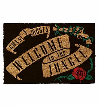 Guns N' Roses Welcome To The Jungle Door Mat Guns N' Roses Welcome To The Jungle Door Mat