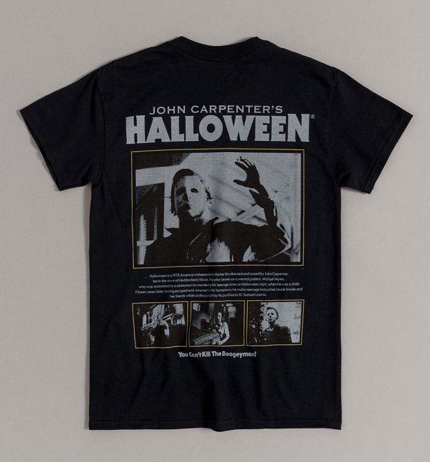 HALLOWEEN Movie T-shirt for men (size L) cotton black type Vintage Second Hand