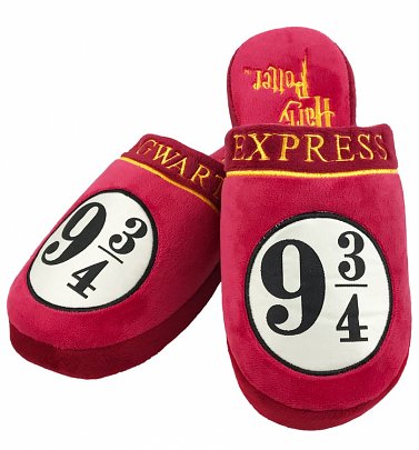 Harry Potter 9 and 3/4 Hogwarts Express Slippers Harry Potter 9 and 3/4 Hogwarts Express Slippers