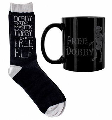 Harry Potter Free Dobby Mug And Socks Set Harry Potter Free Dobby Mug And Socks Set